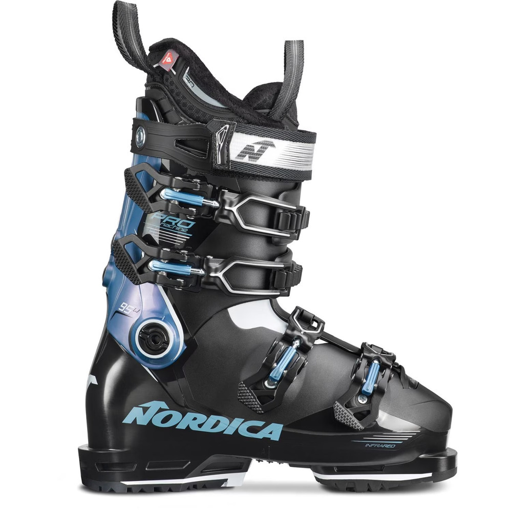 NEW Nordica Ski Boots Pro Machine 95W Women's 26/26.5 Size 9-9.5 Black Blue